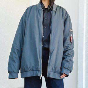 Men's 2022 Superbowl Gray Bomber Jacket